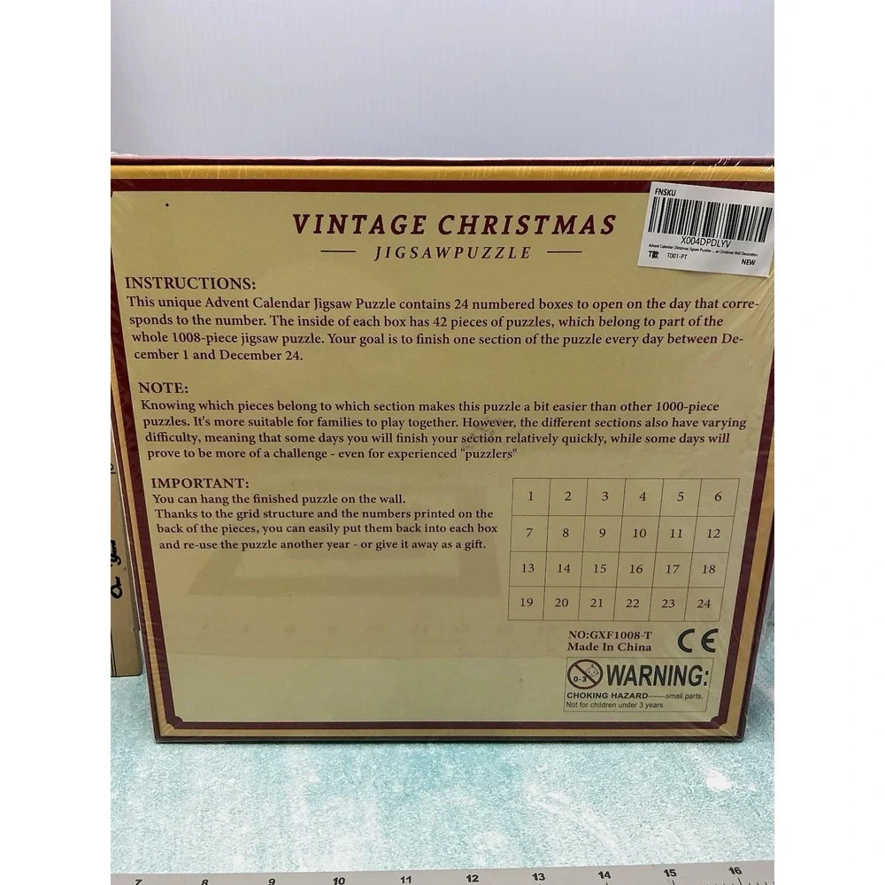 The Jigsaw Puzzle Advent Christmas Calendar (24 Boxes w. 42 Pieces (1008 Total))